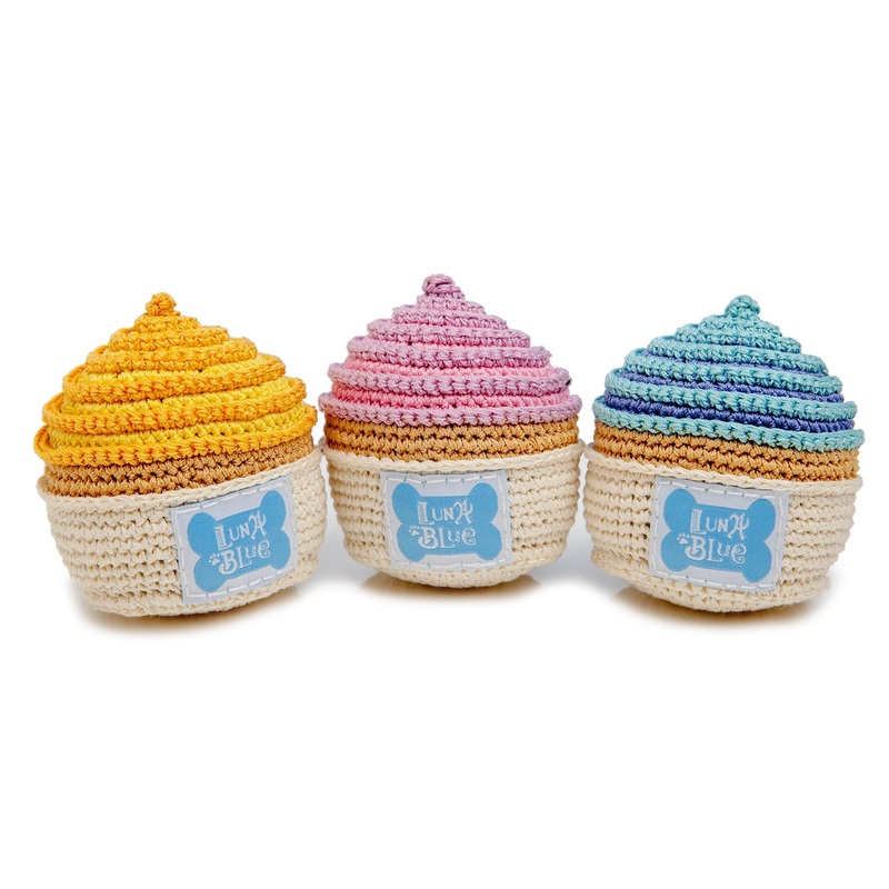 LUNA BLUE | Cupcake Toy|Pink|Yellow|Blue