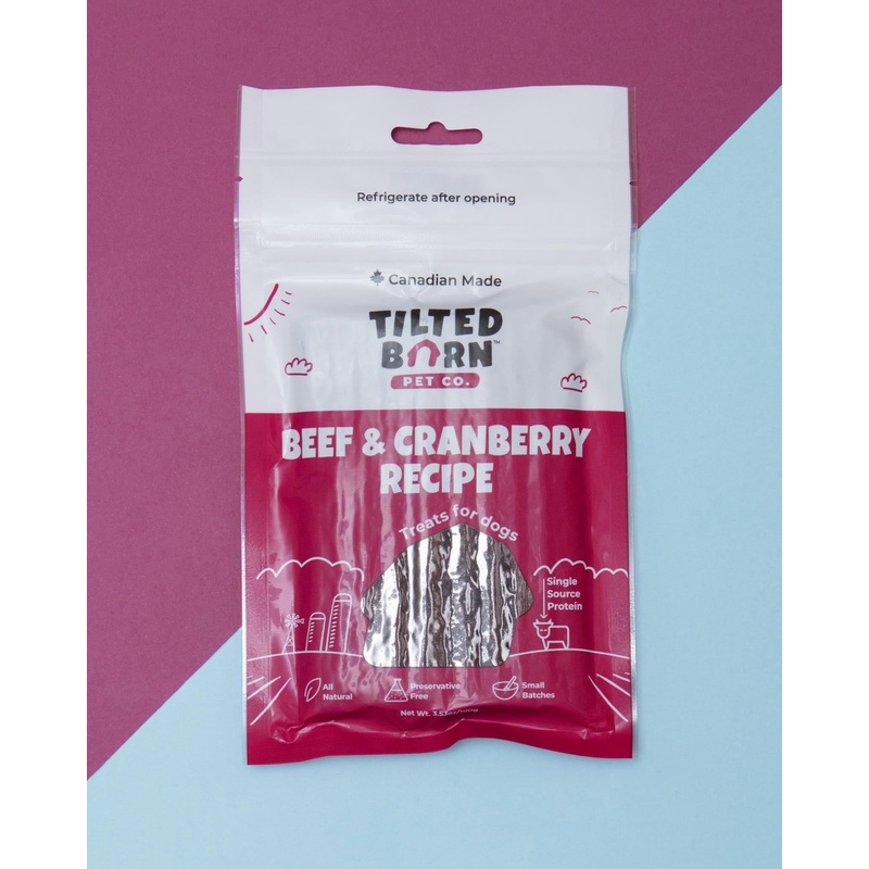 Beef & Cranberry Jerky Dog Treat