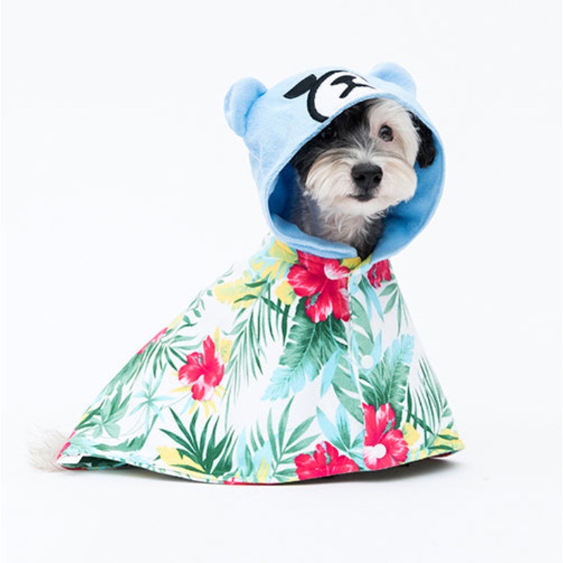 COTE A COTE | Krunk Bathrobe in Hawaiian Print