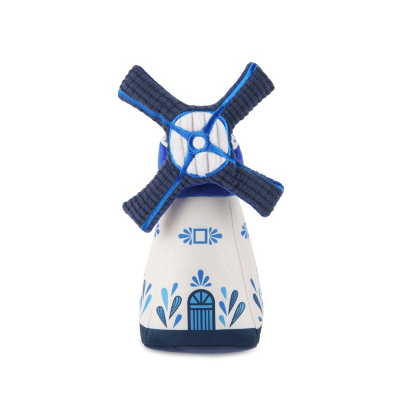 Dutch Windmill Squeaky Crinkle Dog Toy