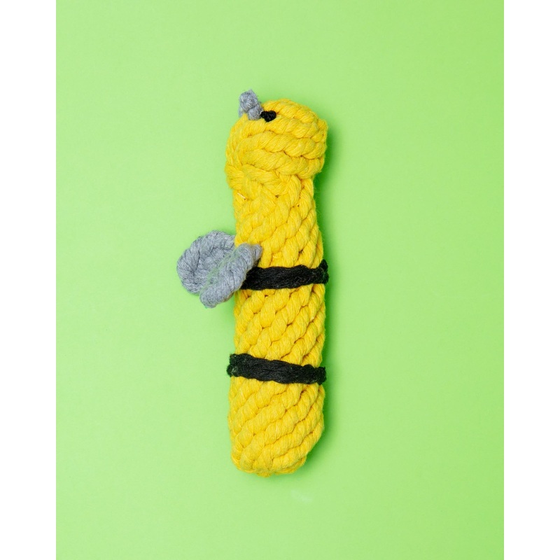 Handmade Bee Sustainable Dog Rope Toy