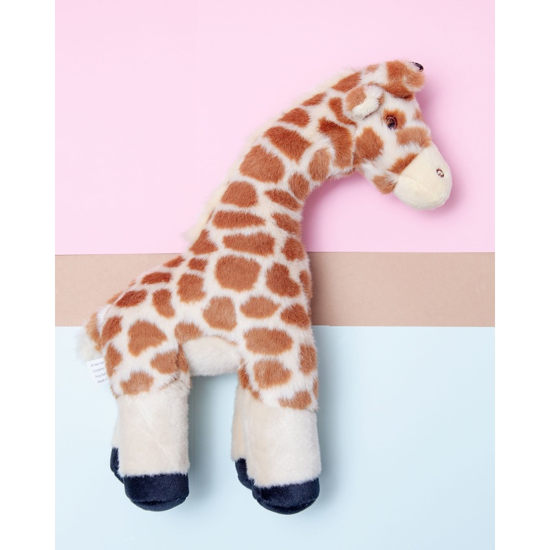Nelly Giraffe Plush Squeaky Dog Toy