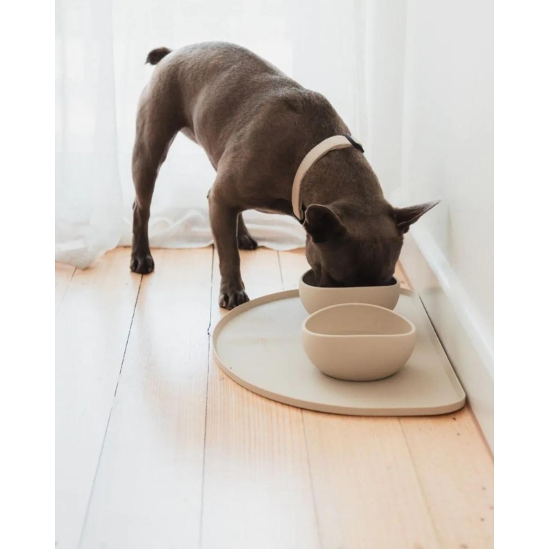 Silicone Placemat|Sandstone|Myrtle Green