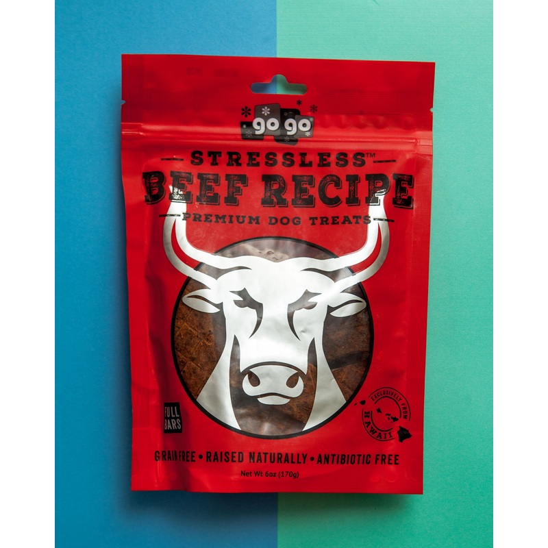 Stressless Beef Dog Treats|Training Squares (3 oz)|Full Bars (6 oz)