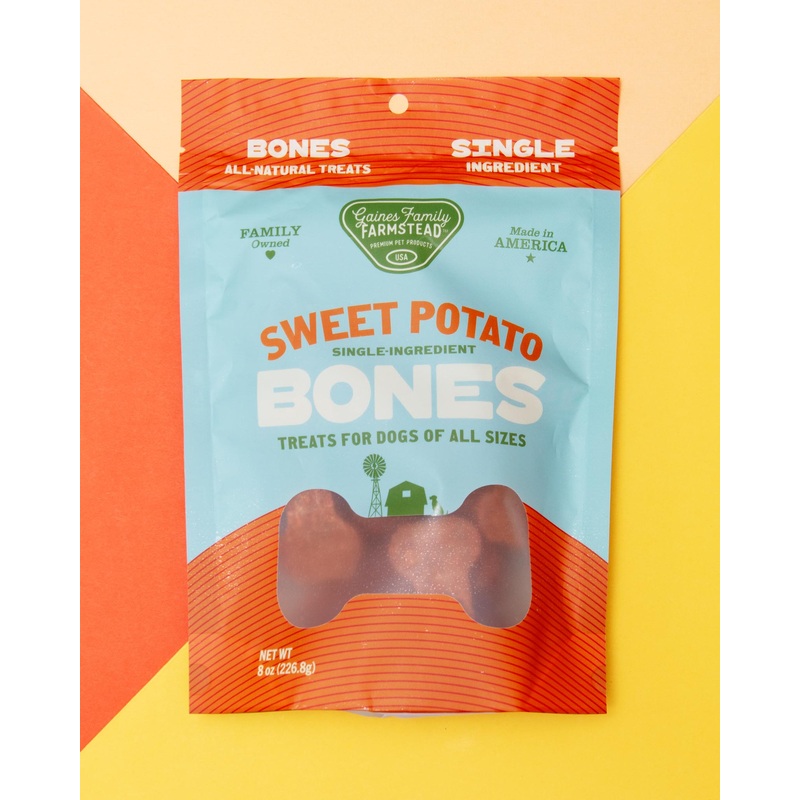 Sweet Potato Bone Treats for Dogs (Made in the USA)