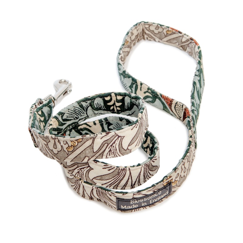 BLOSSOM CO. | Snakeshead William Morris Print Dog Lead