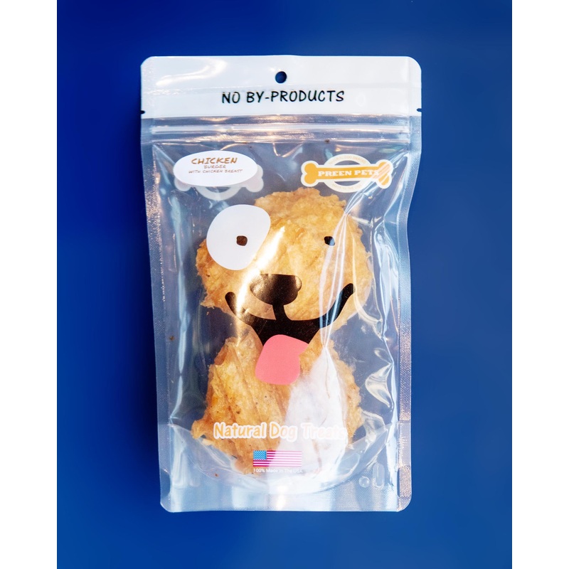 Chicken Burger Dog Treats (Made in the USA)