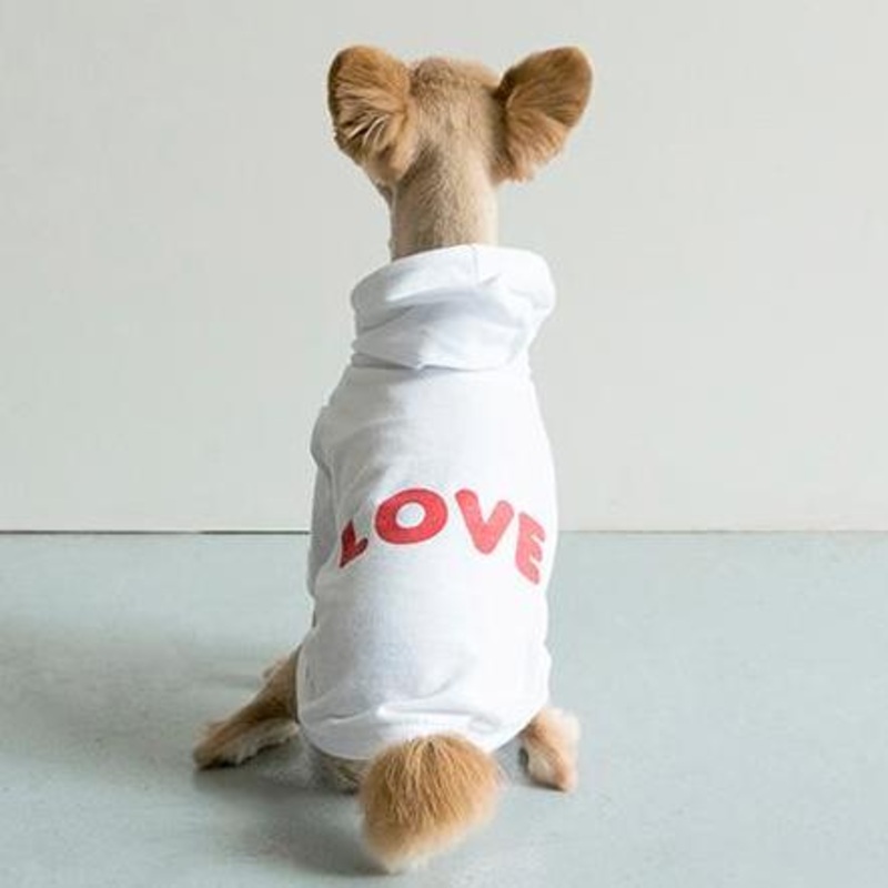 COTE A COTE | Love Hoodie in White