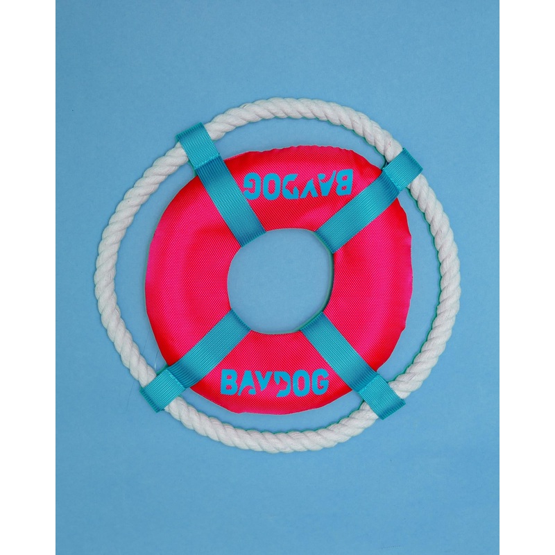 Floating Fetch Ring Dog Rope Toy