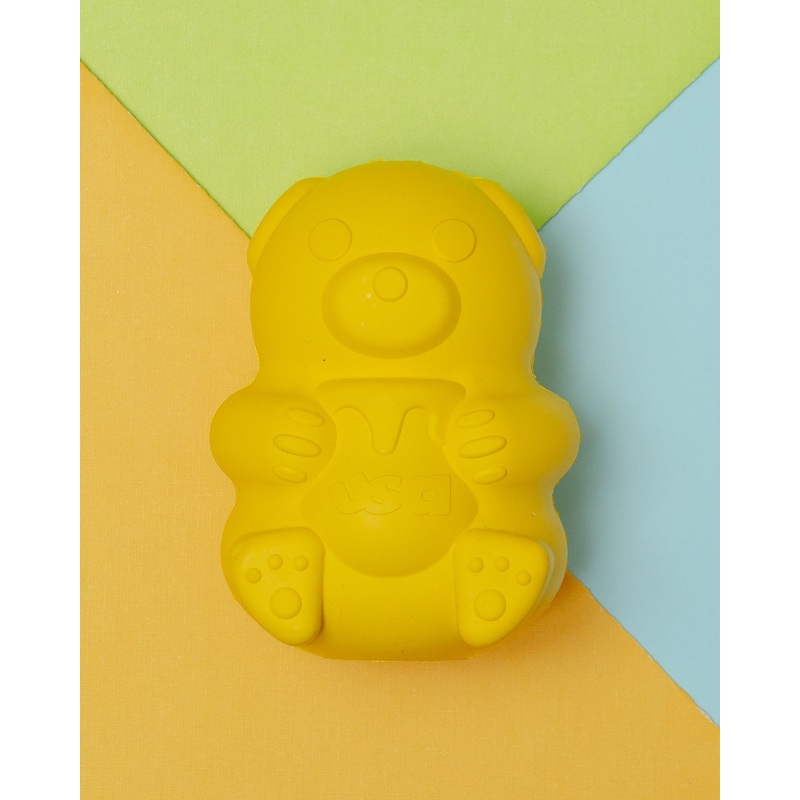 Honey Bear Tuff Chew & Treat Dispensing Dog Toy (Made in the USA)