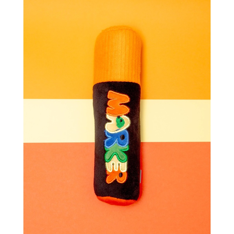 Marker Pen Squeaky Plush Dog Toy (FINAL SALE)