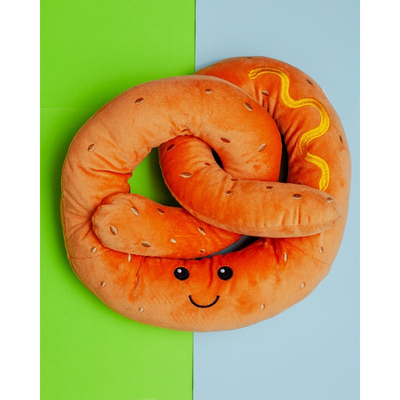 Muttstard Dipped Pretzel Squeaky Dog Toy (12)