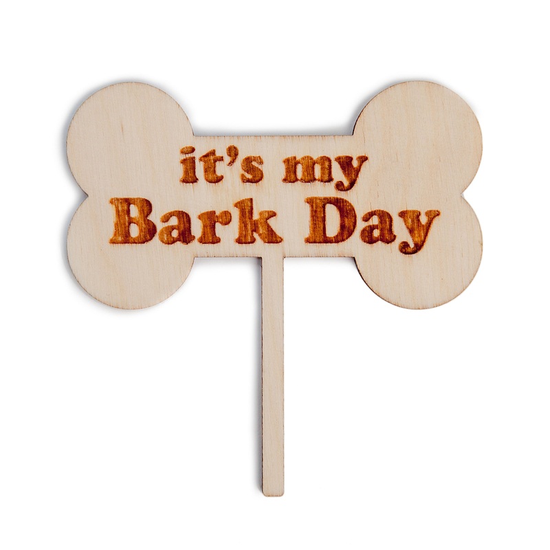 PLAYA PUP | It’s My Bark Day Cake Topper