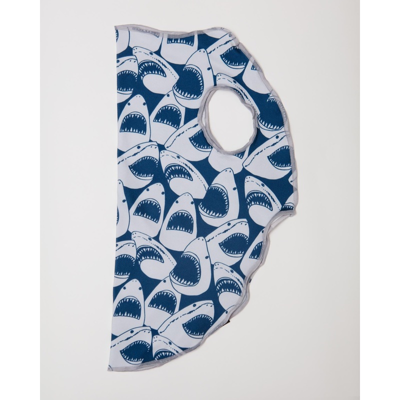 Sun Shield Tee in Shark Print (Made in the USA)