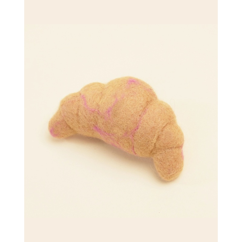 Wool Croissant Dog Toy