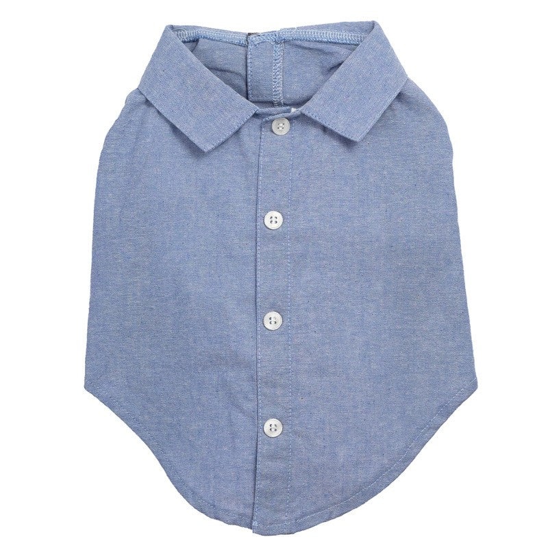 WORTHY DOG | Chambray Shirt|XS|S|M|L|XL|XXL