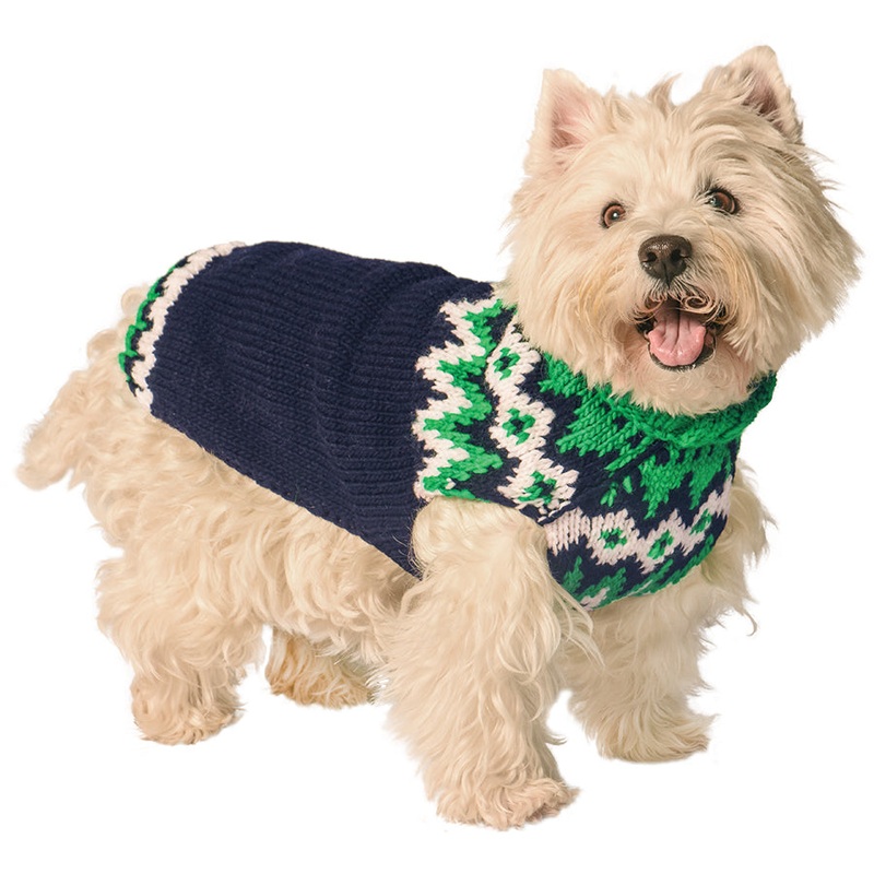 CHILLY DOG | Green Alps Sweater