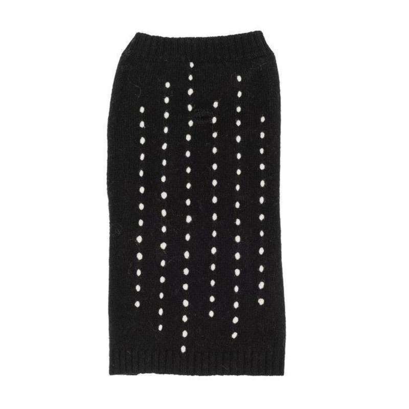 WARE OF THE DOG | Embroidered Stripe Sweater in Navy & White