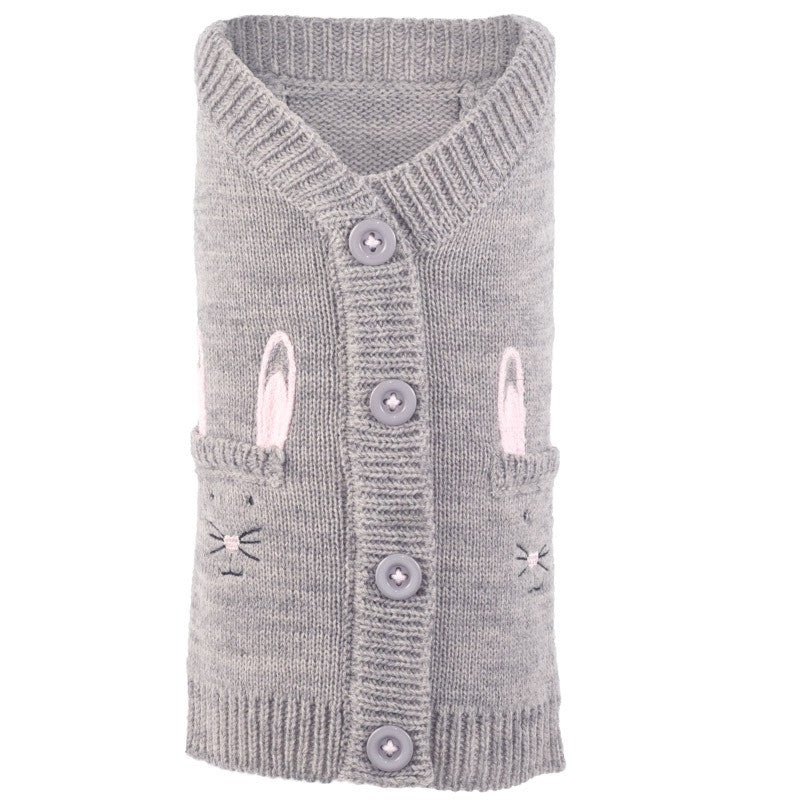 WORTHY DOG | Bunny Cardigan|XSmall|Small|Medium|Large|XLarge|XXLarge