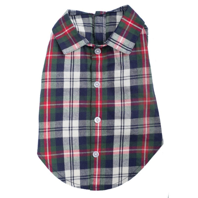 WORTHY DOG | Plaid Shirt in Navy