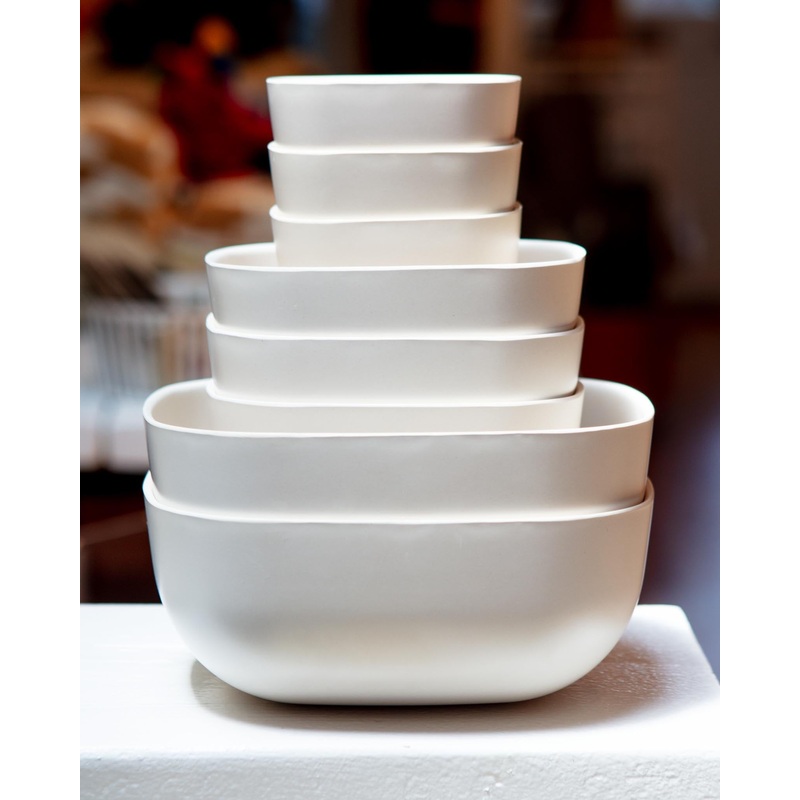 Biobu Gusto Dog Bowl in White (FINAL SALE)