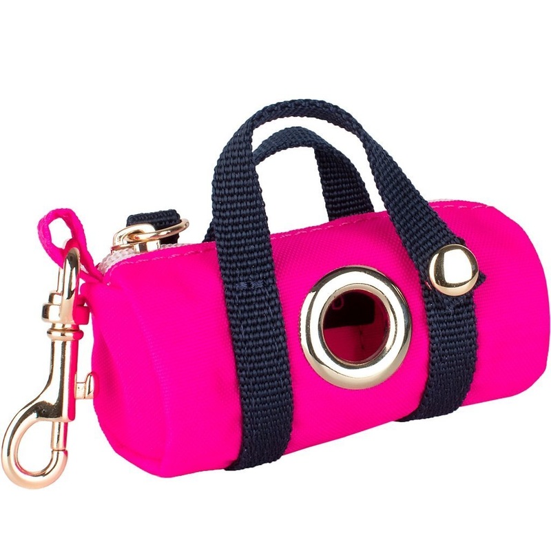 BOULEVARD | Toto Poop Bag Holder in Hot Pink