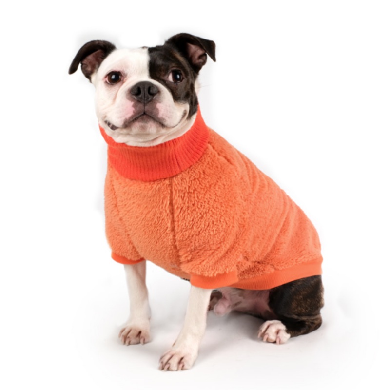 CHARLIE’S BACKYARD | Cozy Turtleneck in Orange