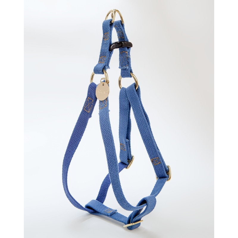 Cotton Webbing Harness in Brilliant Blue