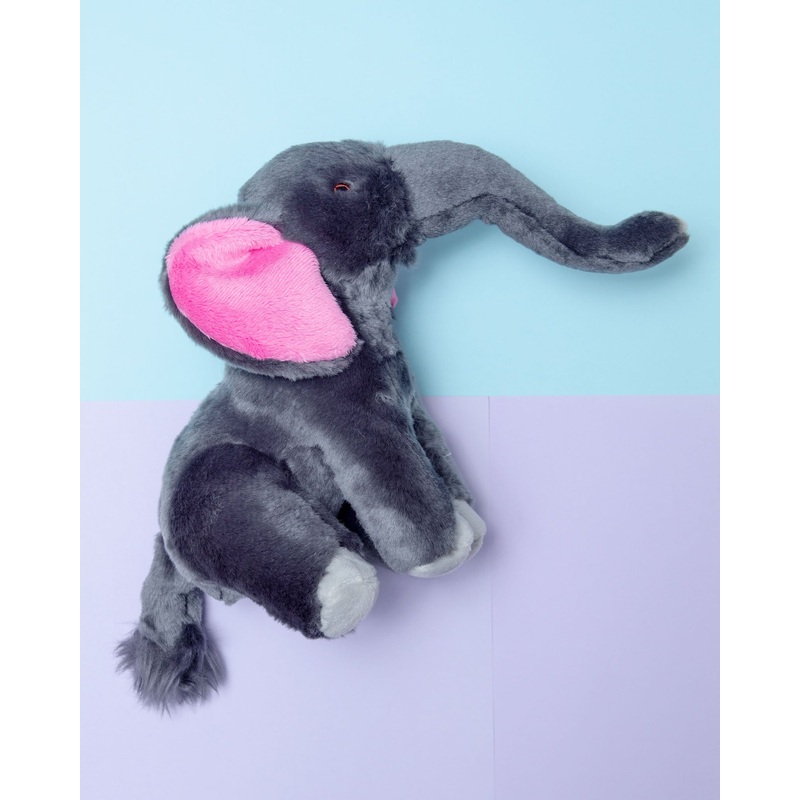 Edsel the Elephant Plush Squeaky Dog Toy