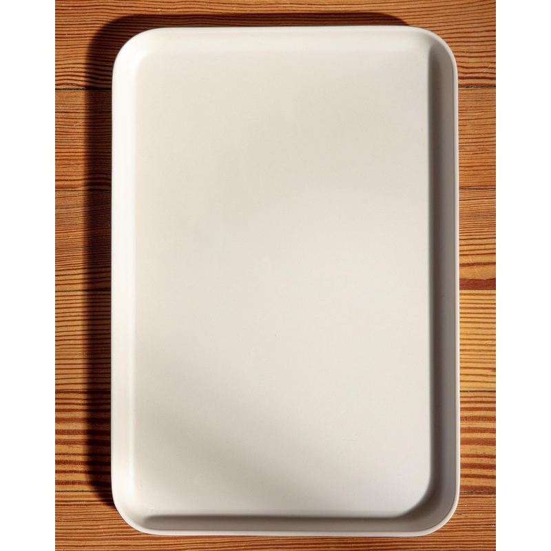 Fresco Dog Bowl Tray in White|Small|Medium