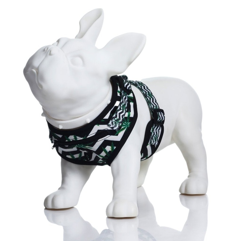 HEADY PET | Chevron & Leaf Print Harness