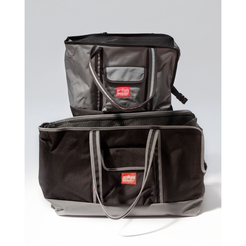 Open or Closed Pet Tote Bag in Black (Large)