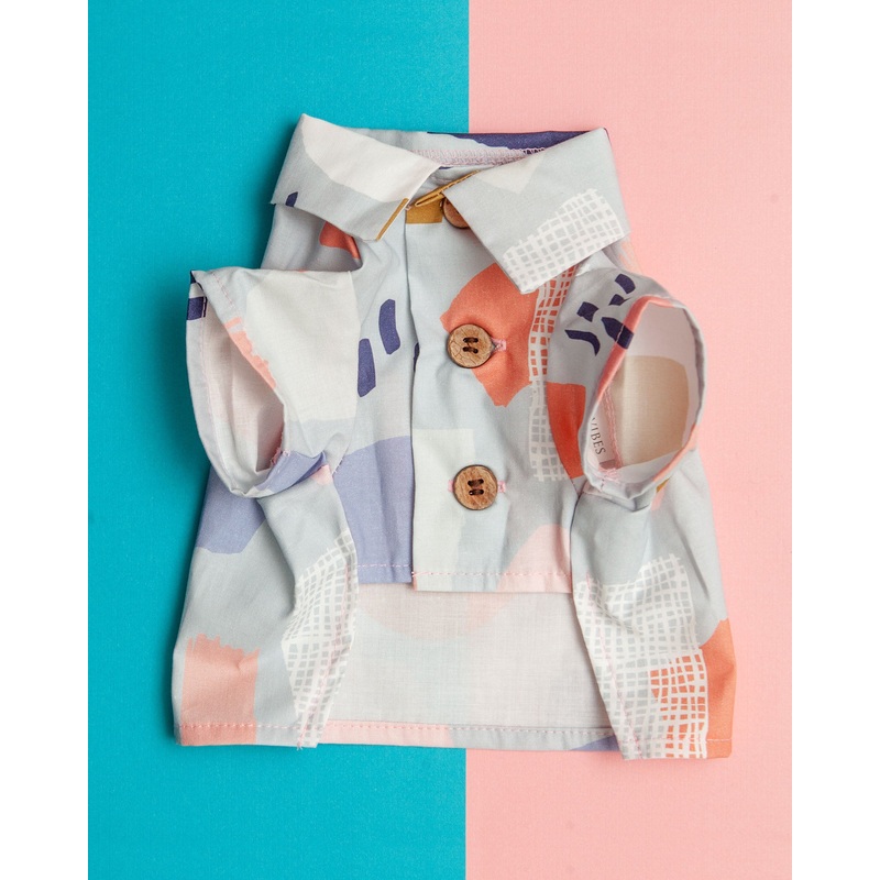Pop Art Button Down Dog Shirt|XS|Small|Medium|Large|X-Large|XX-Large
