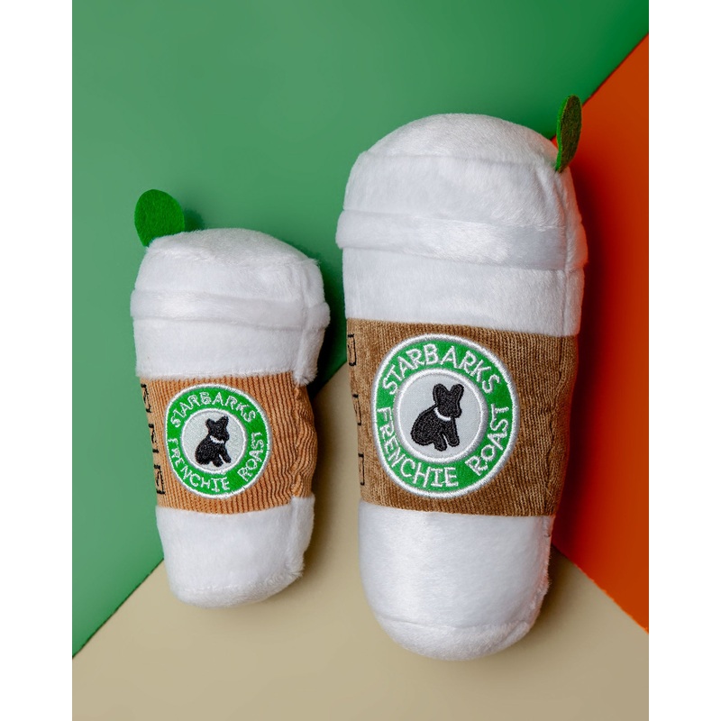 Starbarks Coffee Cup Plush Dog Toy