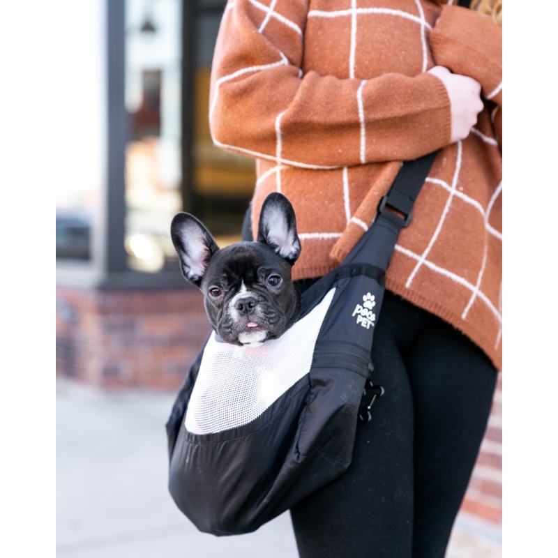 Ultralight Packable Pet Carrier in Black