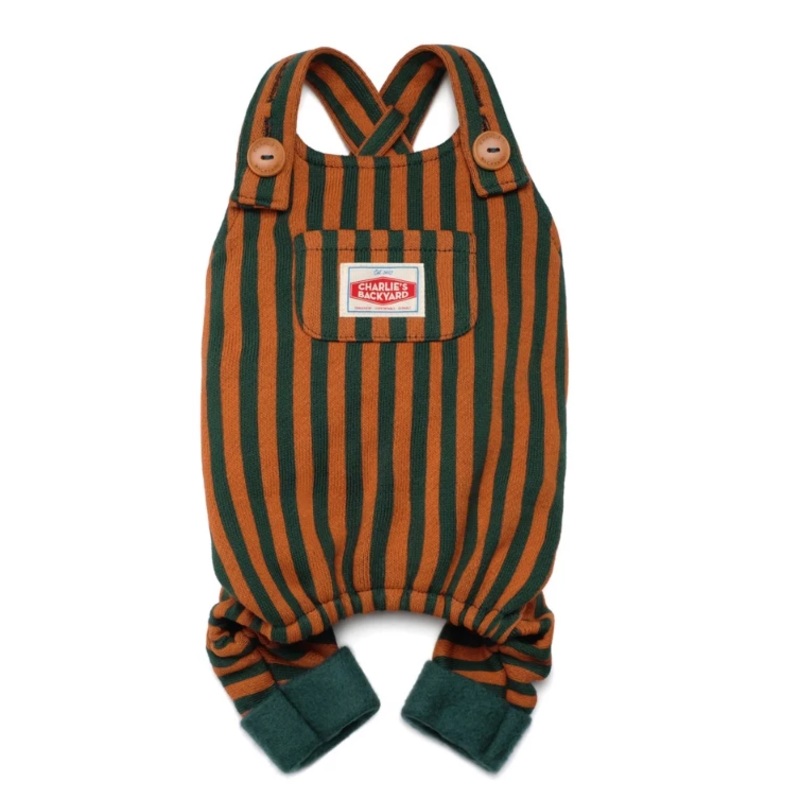 CHARLIE’S BACKYARD | Donut Overalls in Brown