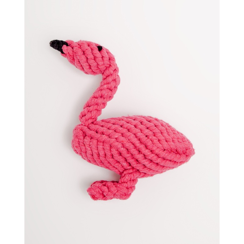 Flamingo Rope Dog Toy