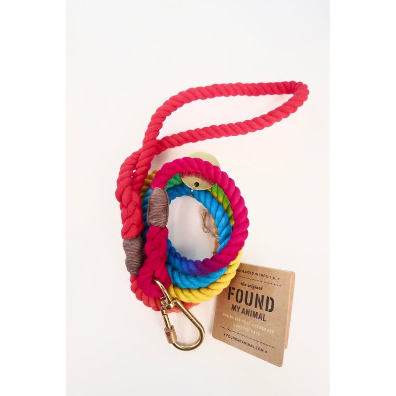 FOUND MY ANIMAL | Standard Rope Leash in Prismatic