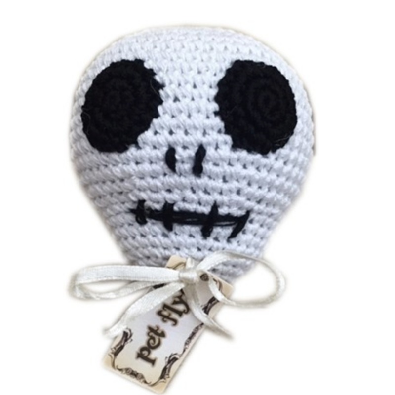 KNIT KNACKS | Skully the Skull Organic Knit Toy