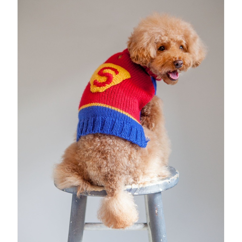 SuperDog! Hand Knit Sweater << CLEARANCE >>