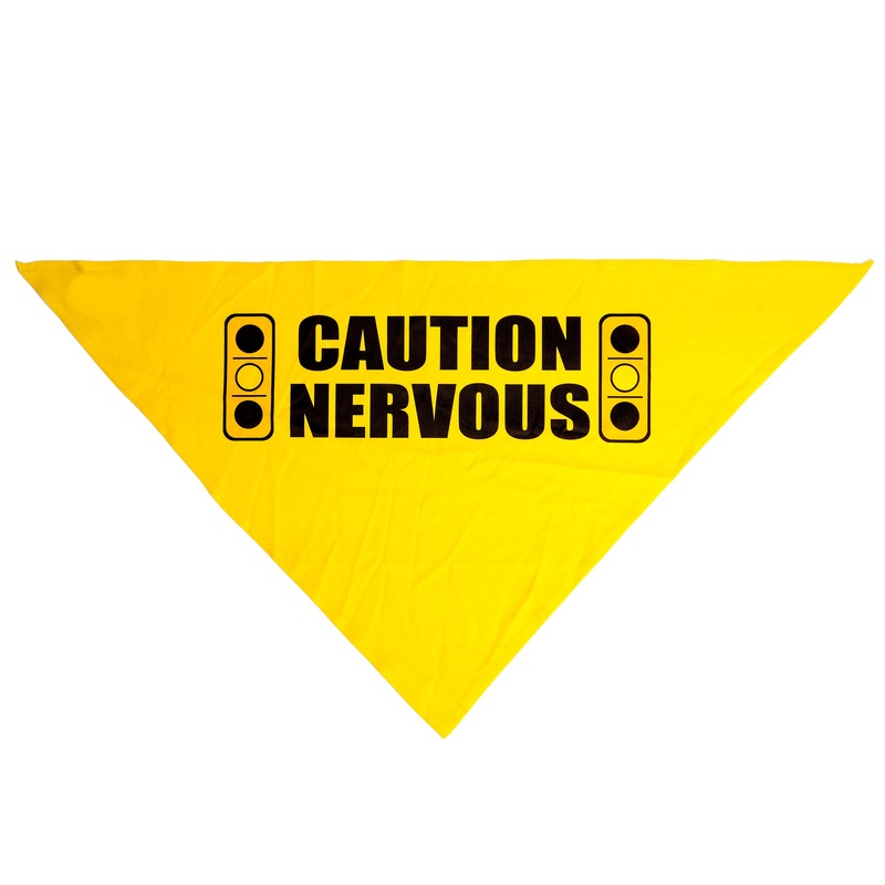 YELLOW DOG DESIGN | Caution Nervous Light Bandana