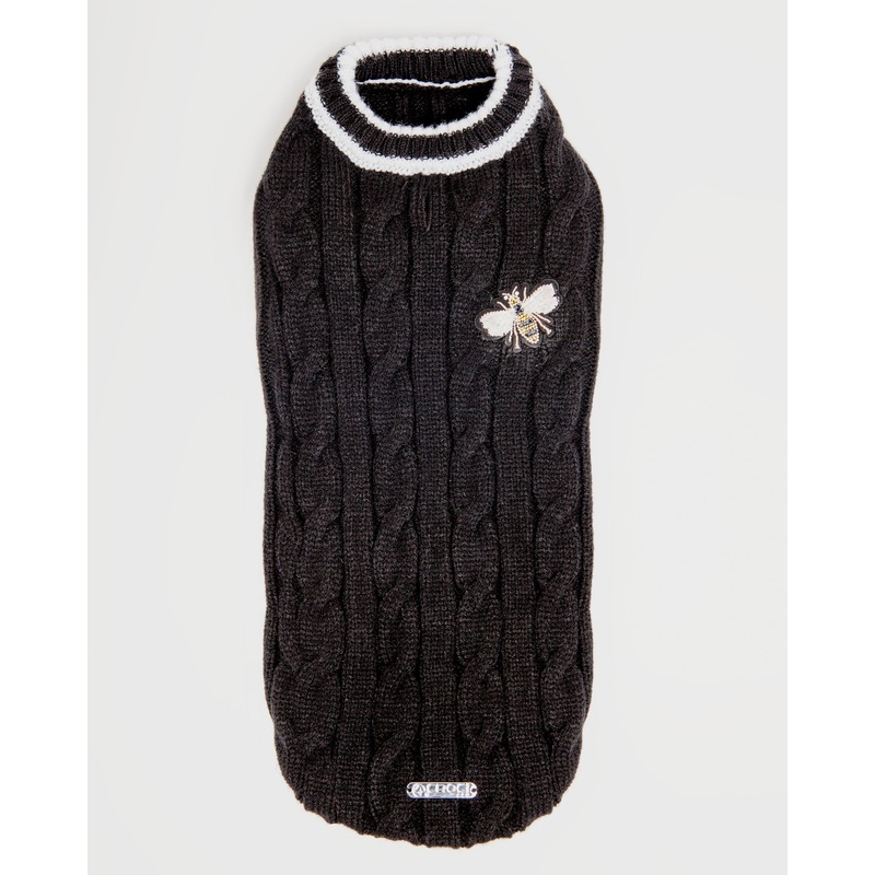 Black Bee Cable Sweater (FINAL SALE)