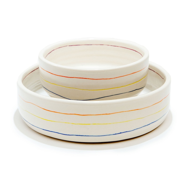 Colorful Stripe Bowl (Dog & Co. Exclusive)