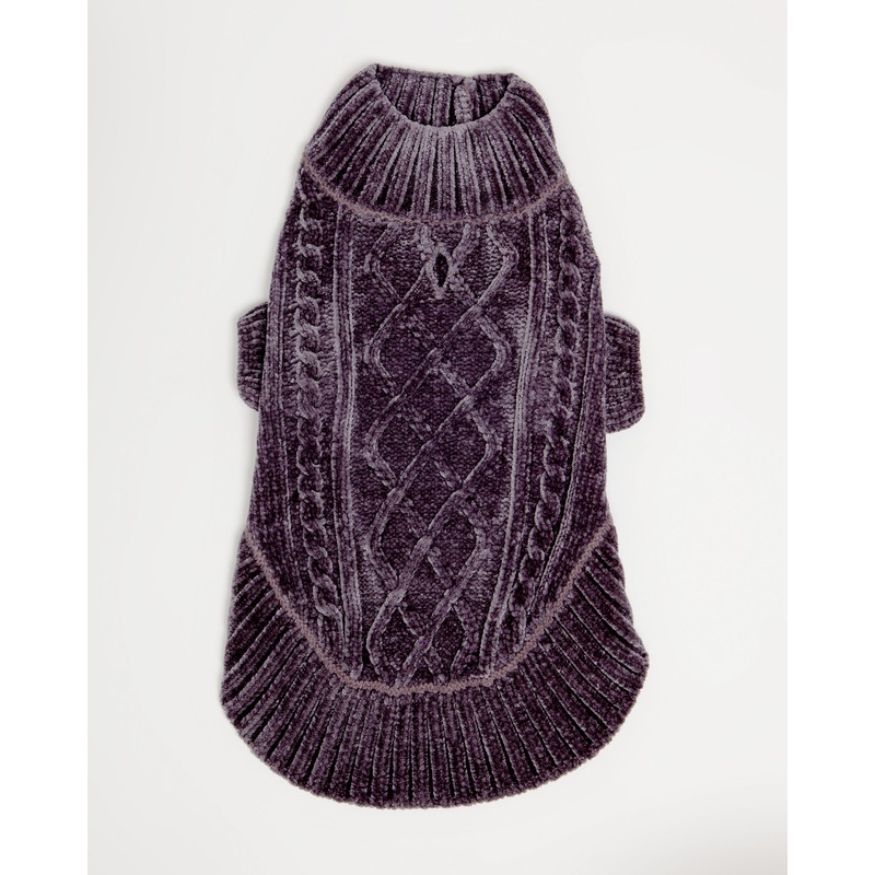 Cozy Chenille Sweater in Chic Grey