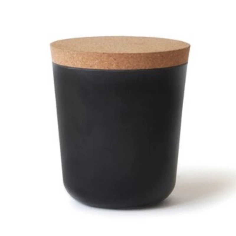 Biobu Claro Storage Jar in Black