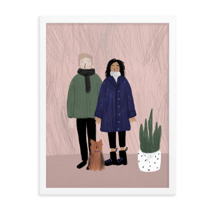 Custom Digital Pet Portrait (Printed & Digital) (Dropship)