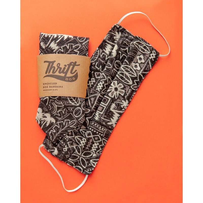 Face Mask & Dog Bandana Set in Luau