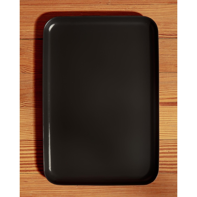 Fresco Dog Bowl Tray in Black (FINAL SALE)