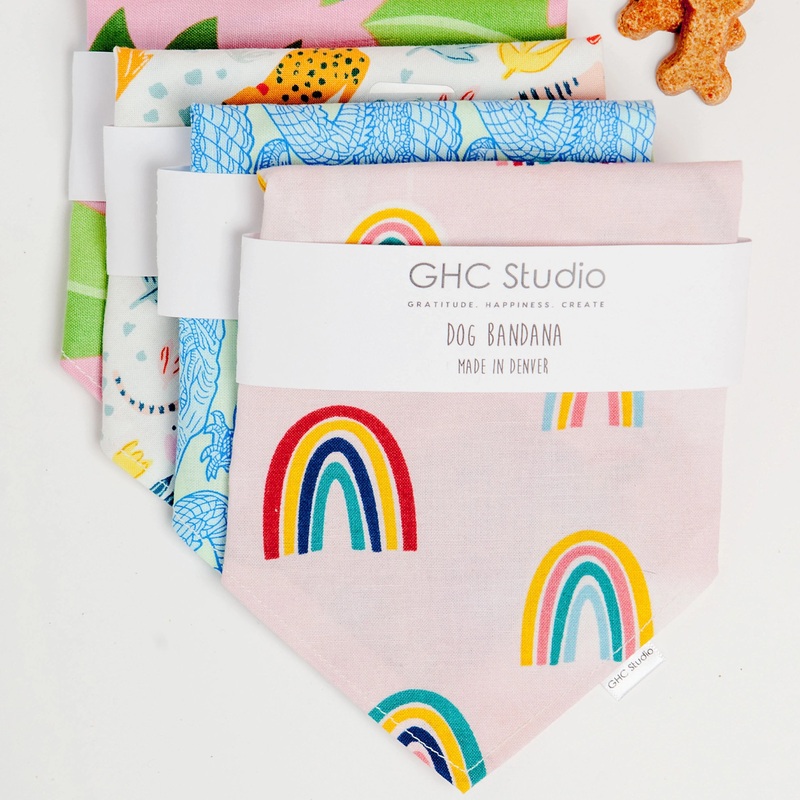 Rainbow Bandana|Small|Medium|Large