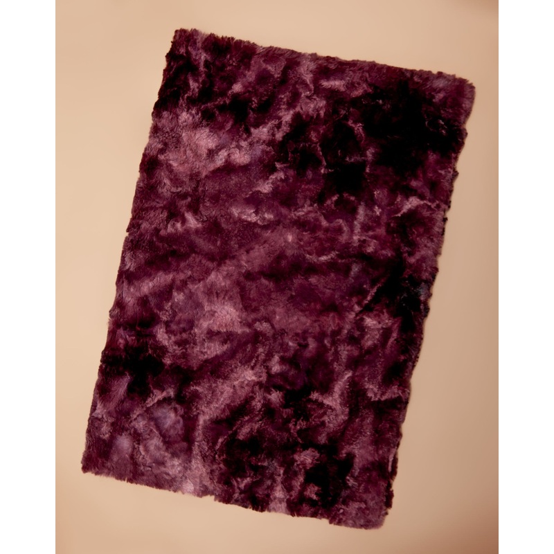 Faux Fur Dog Blanket in Thistle (FINAL SALE)